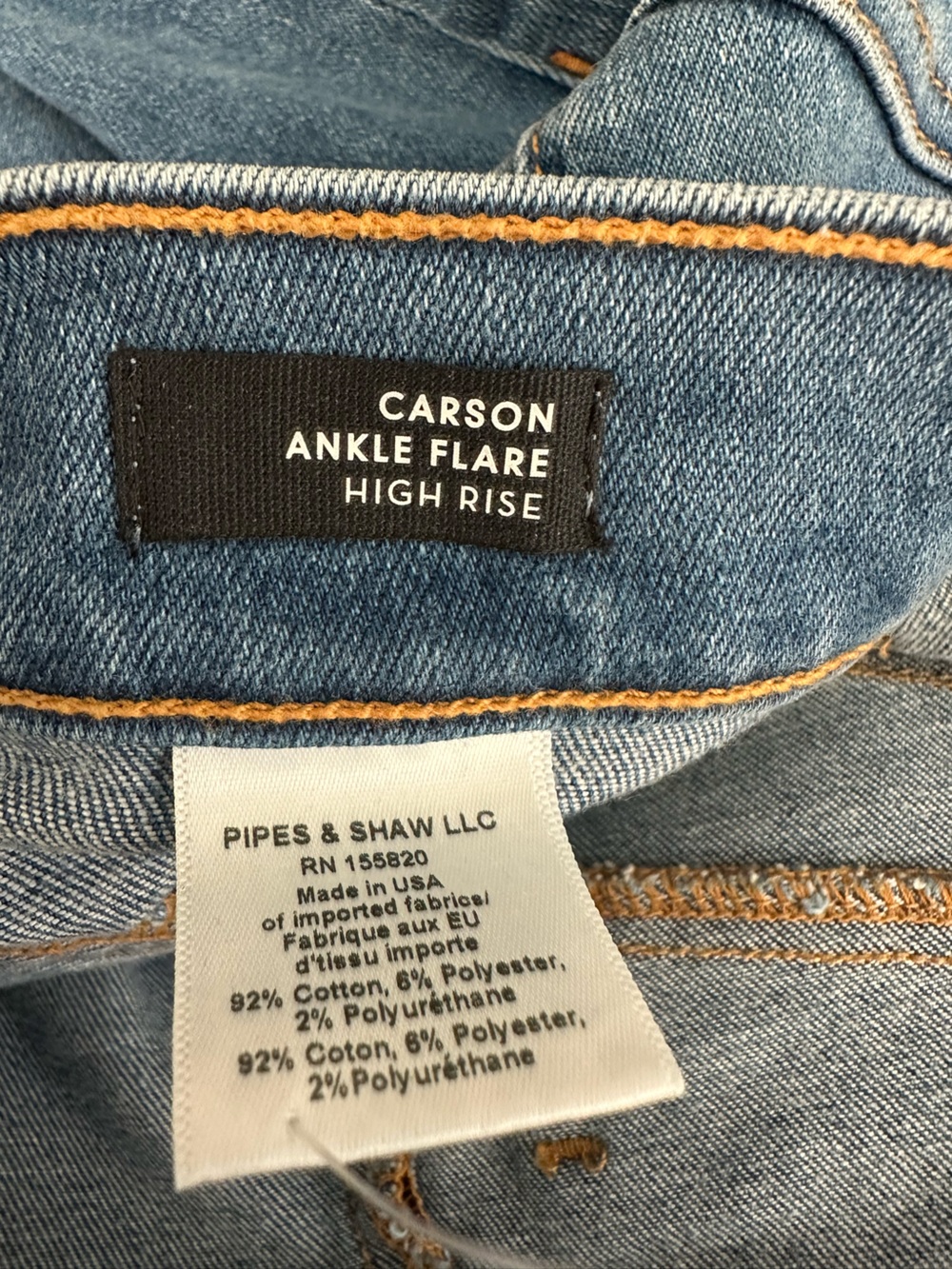 Veronica Beard Carson Ankle Flare High-Rise Jeans Size 25 - Picture 5 of 5